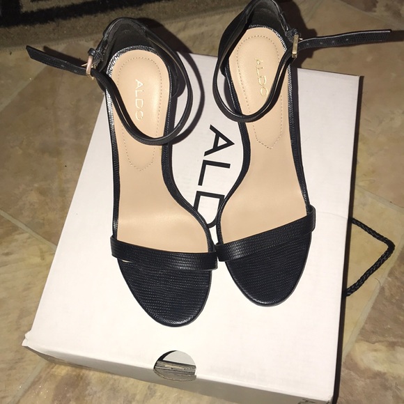 Aldo Shoes - Black Aldo heel style Caraa